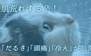 天気が悪いと肌荒れする？！「だるさ」「頭痛」「冷え」が肌荒れの原因に…。